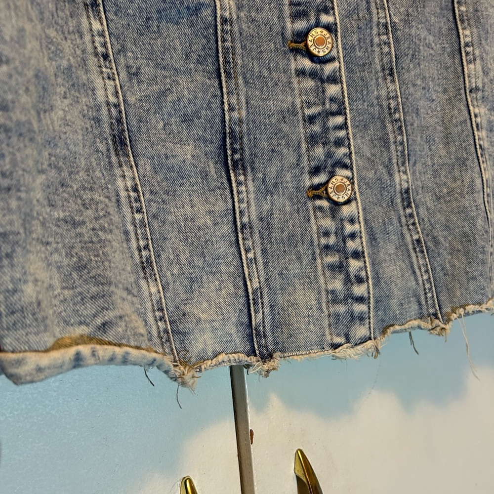 Aztec Crop Shirt Jacket Shacket - Picture 4 of 9
